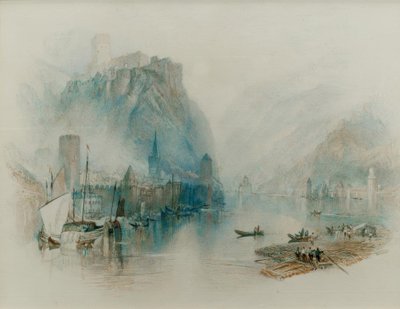 Burgen am Rhein von Joseph Mallord William Turner